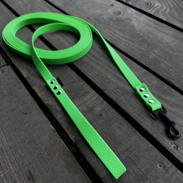 Wodoodporna smycz HEXA Neonowy zielony